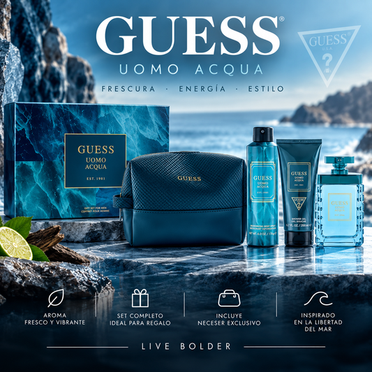 Guess Set Uomo Acqua 4pc